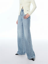 Women's High-Waist Wide-Leg Flared Jeans